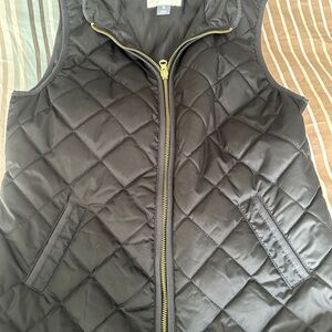 Old Navy Black Quilted Women's Vest